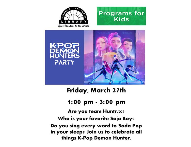 K-pop Demon Hunter Flyer