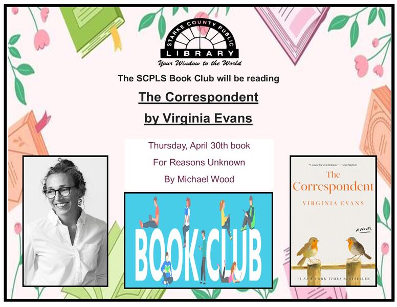 March Book Club Flyer
